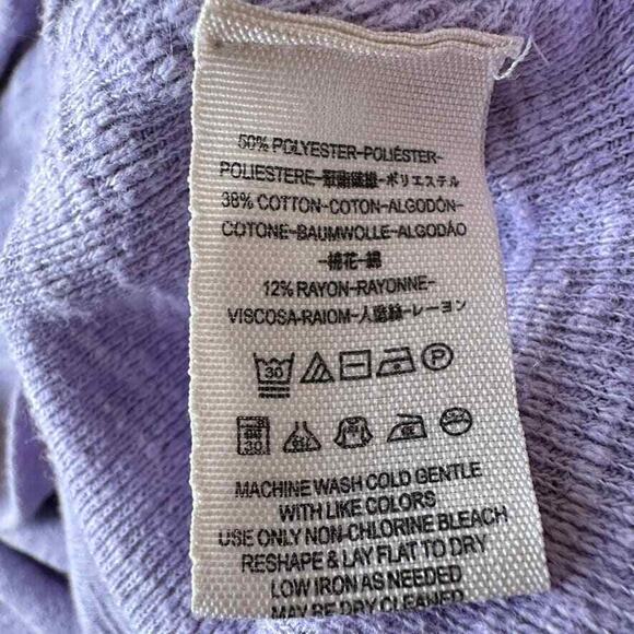 Free People We the Free Palisades Off the Shoulder Tunic Raglan Sleeve Top SMALL - Picture 9 of 10